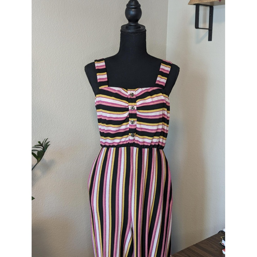 Xhilaration Women's Striped Sleeveless‎ Jumpsuit